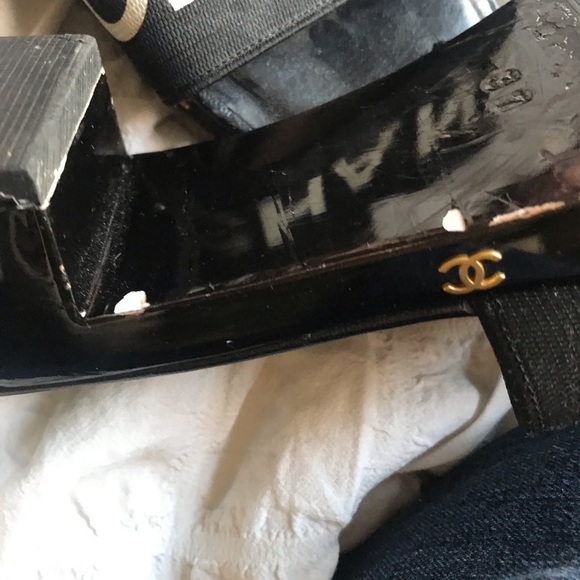 FINAL PRICE 90s CHANEL heeled slides Authentic - Picture 7 of 8